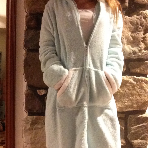 Light blue fluffy jacket dress💙 - Picture 1 of 3